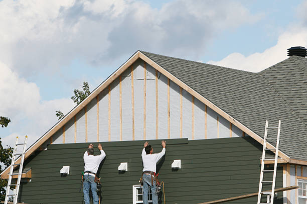 Professional Siding Repair technician working in West Decatur, PA
